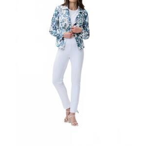 NEW JOSEPH RIBKOFF polina printed moto jacket